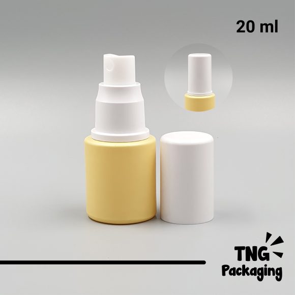 Botol Spray Kaca Kuning 20ml Tng Packaging Kemasan Skincare