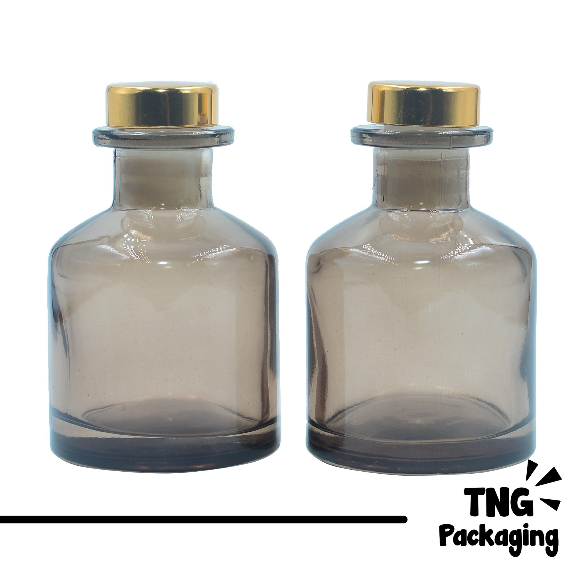 Botol Kaca Tutup Gold - 50 ml - TNG Packaging : Kemasan skincare, Wadah ...