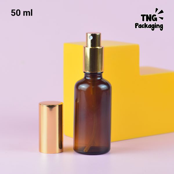 Botol Kaca Amber Spray Gold - 30ml 50ml 100ml - Image 10